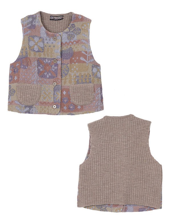 
                  
                    Load image into Gallery viewer, ボタニカルロービングベスト / BEF01672WA
                  
                