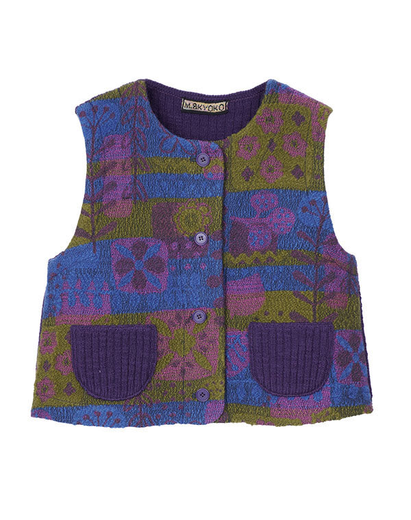 
                  
                    Load image into Gallery viewer, ボタニカルロービングベスト / BEF01672WA
                  
                