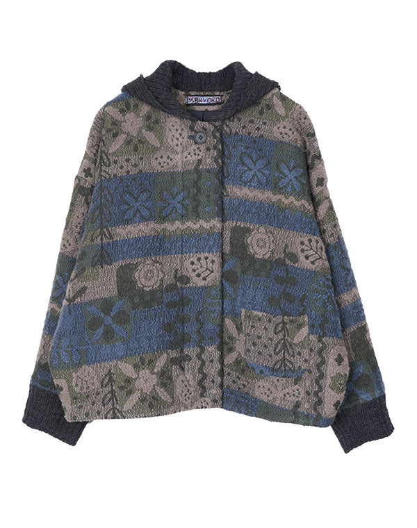 
                  
                    Load image into Gallery viewer, ボタニカルロービングフーディーコート / BEF01673WA
                  
                