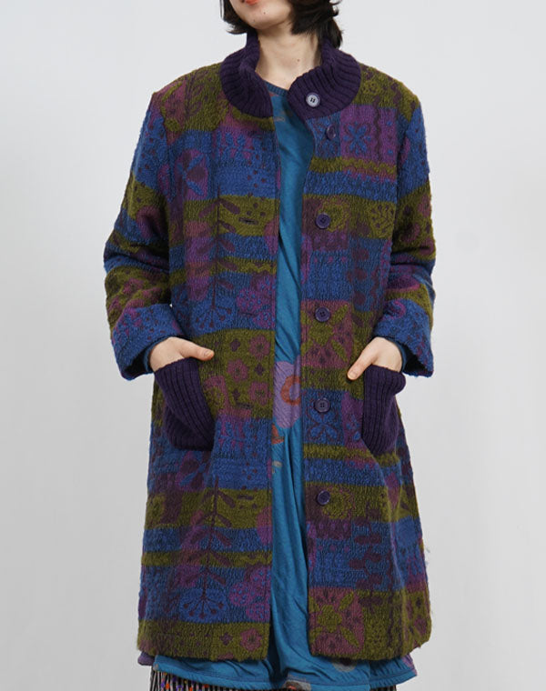 
                  
                    Load image into Gallery viewer, ボタニカルロービングロングコート / BEF01674WA
                  
                