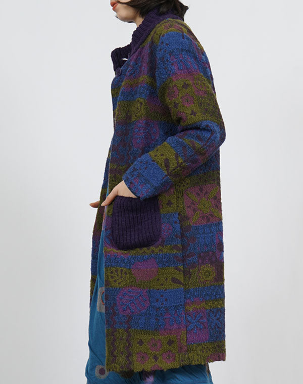 
                  
                    Load image into Gallery viewer, ボタニカルロービングロングコート / BEF01674WA
                  
                