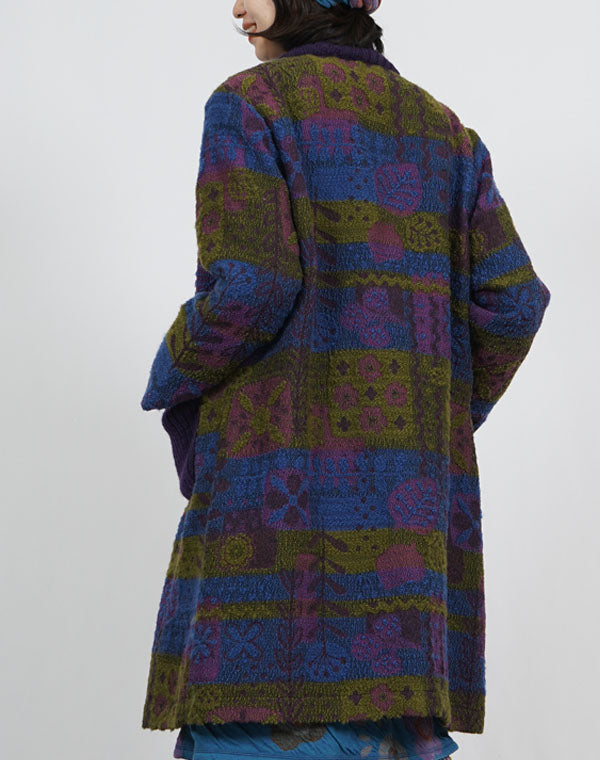 
                  
                    Load image into Gallery viewer, ボタニカルロービングロングコート / BEF01674WA
                  
                