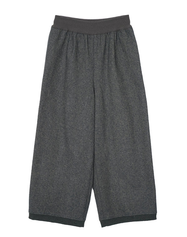 
                  
                    Load image into Gallery viewer, ニットヘムワイドパンツ / BEF01679WA
                  
                