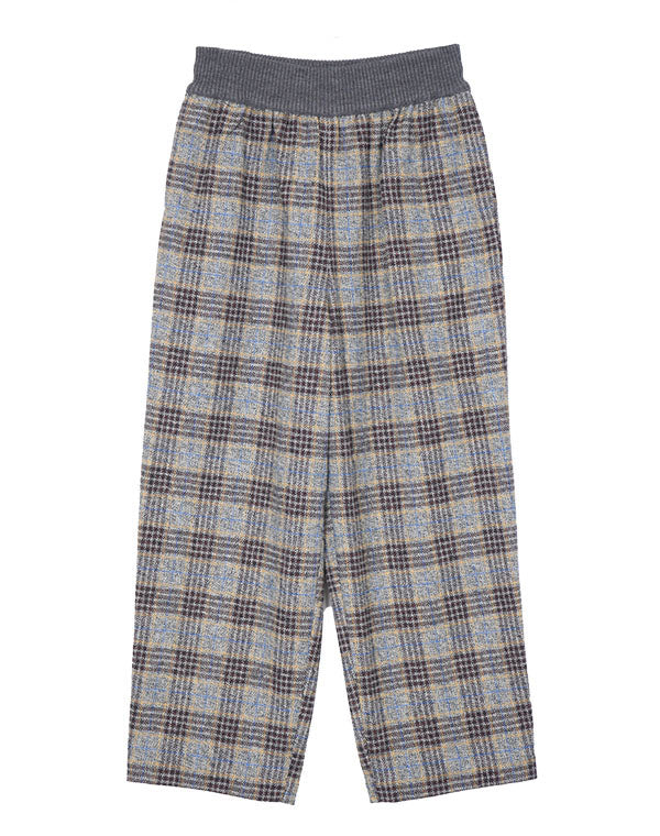 
                  
                    Load image into Gallery viewer, コットンチェックテーパードパンツ / BEF01680WA
                  
                