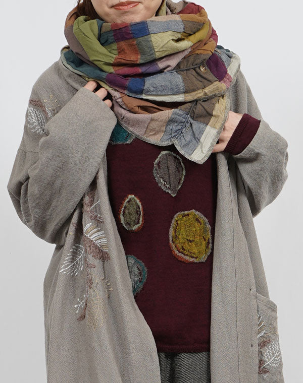 
                  
                    Load image into Gallery viewer, 小石柄プルオーバー / BEF07616WA
                  
                