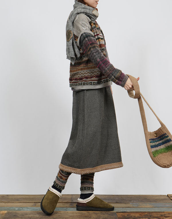 
                  
                    Load image into Gallery viewer, 小石柄ショール / BEF07619WA
                  
                