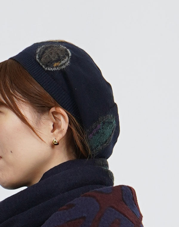 
                  
                    Load image into Gallery viewer, 小石柄ベレー帽 / BEF07620WA
                  
                