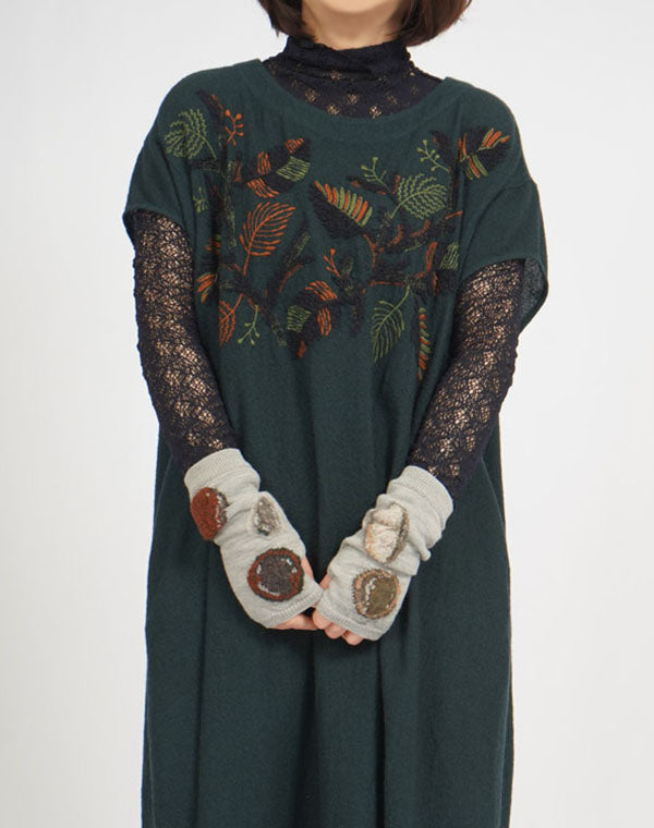 
                  
                    Load image into Gallery viewer, 小石柄アームウォーマー / BEF07621WA
                  
                