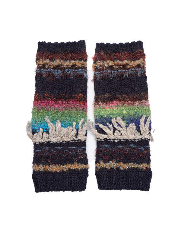 
                  
                    Load image into Gallery viewer, MIXボーダーアームウォーマー / BEF07630WA
                  
                