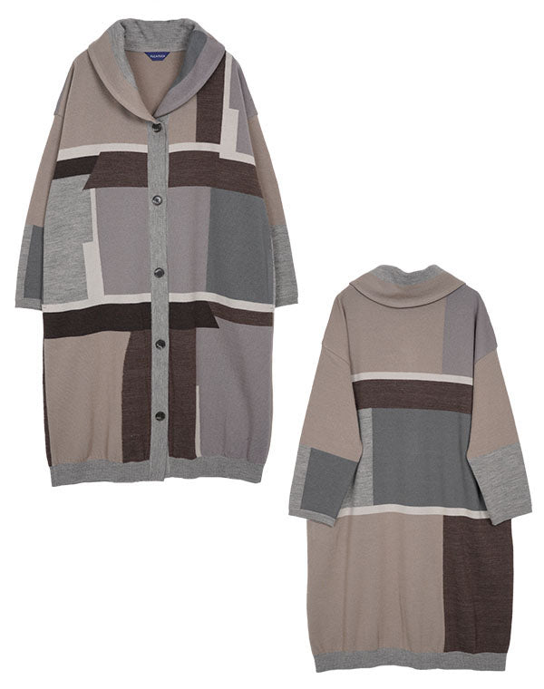 
                  
                    Load image into Gallery viewer, 圧縮ウールロングコート / BEF07634WA
                  
                