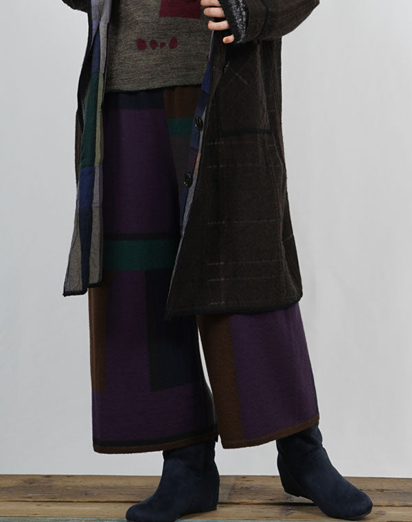 
                  
                    Load image into Gallery viewer, 圧縮ウールニットパンツ / BEF07635WA
                  
                