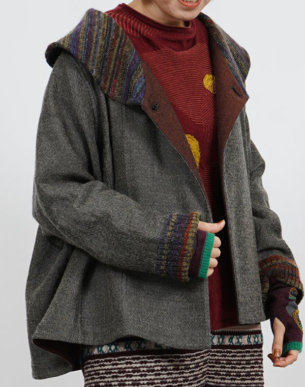 
                  
                    Load image into Gallery viewer, サボン柄プルオーバー / BEF07636WA
                  
                