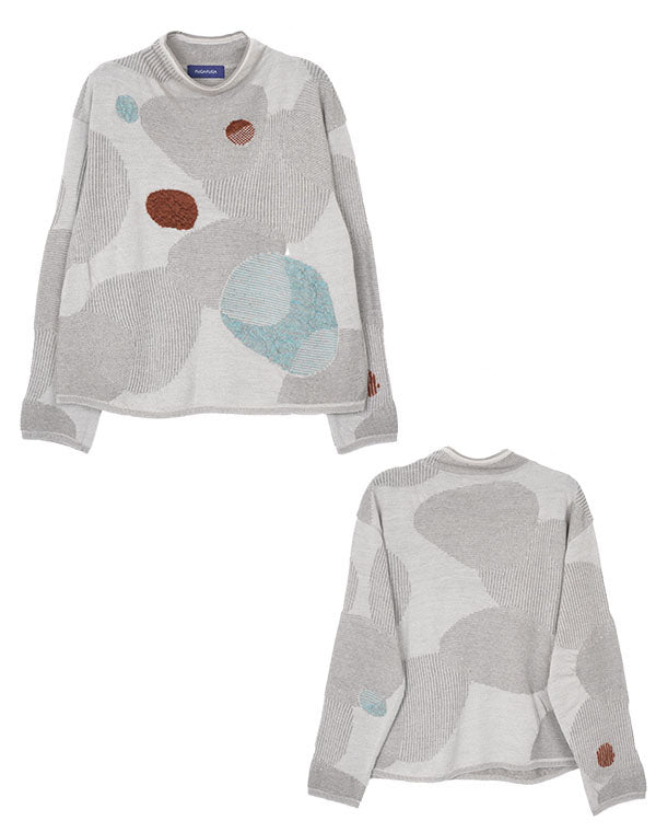 
                  
                    Load image into Gallery viewer, サボン柄プルオーバー / BEF07636WA
                  
                