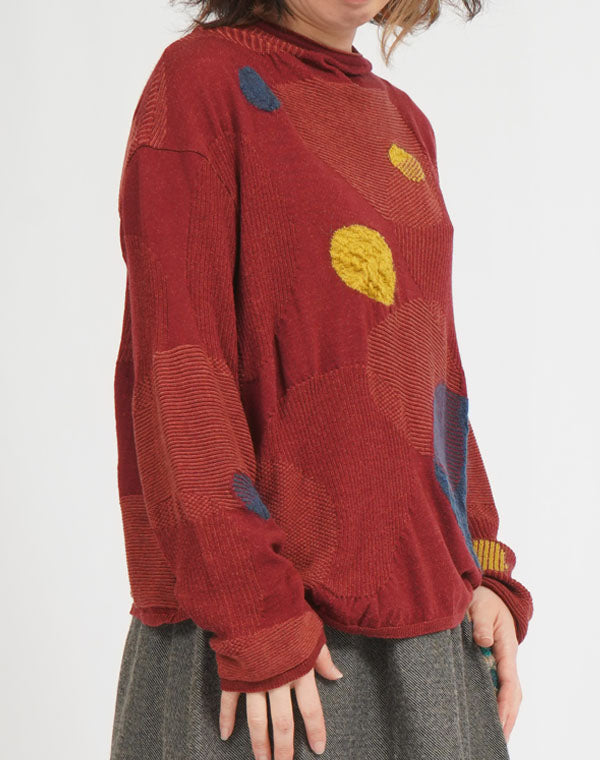 
                  
                    Load image into Gallery viewer, サボン柄プルオーバー / BEF07636WA
                  
                