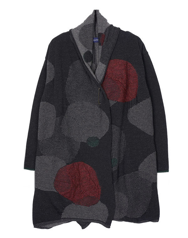 
                  
                    Load image into Gallery viewer, サボン柄ロングカーディガン / BEF07638WA
                  
                