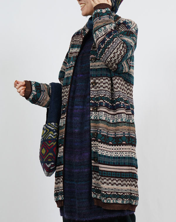 
                  
                    Load image into Gallery viewer, カラーグラデーションシームレスタートルネックチュニック / BEF07645WA
                  
                