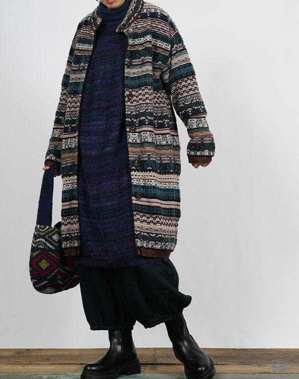 
                  
                    Load image into Gallery viewer, カラーグラデーションシームレスタートルネックチュニック / BEF07645WA
                  
                