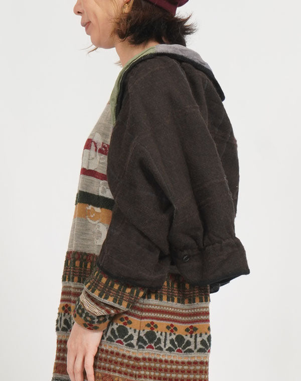 
                  
                    Load image into Gallery viewer, 袋チェックリバーシブル3WAYショール / BEF07652WA
                  
                