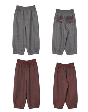 ウールコットンリバーシブルバルーンパンツ / BEF07656WA – satoseni