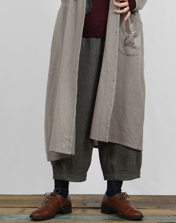 
                  
                    Load image into Gallery viewer, ウールコットンリバーシブルバルーンパンツ / BEF07656WA
                  
                