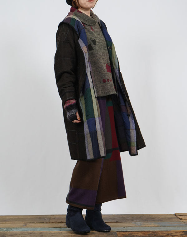 
                  
                    Load image into Gallery viewer, ポケットドット柄ジャージーリバーシブルプルオーバー / BEF07662WA
                  
                