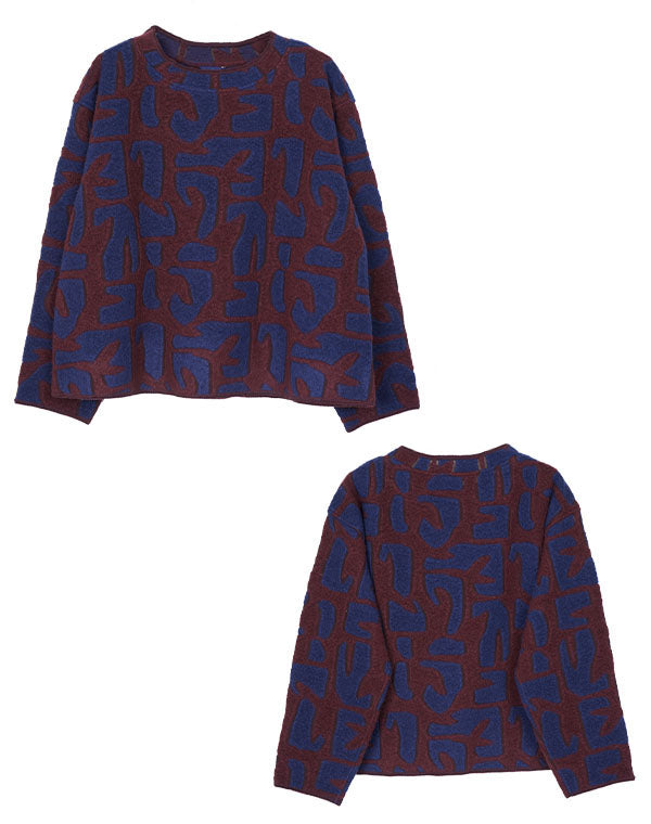 
                  
                    Load image into Gallery viewer, 透けウールジャージープルオーバー / BEF07665WA
                  
                