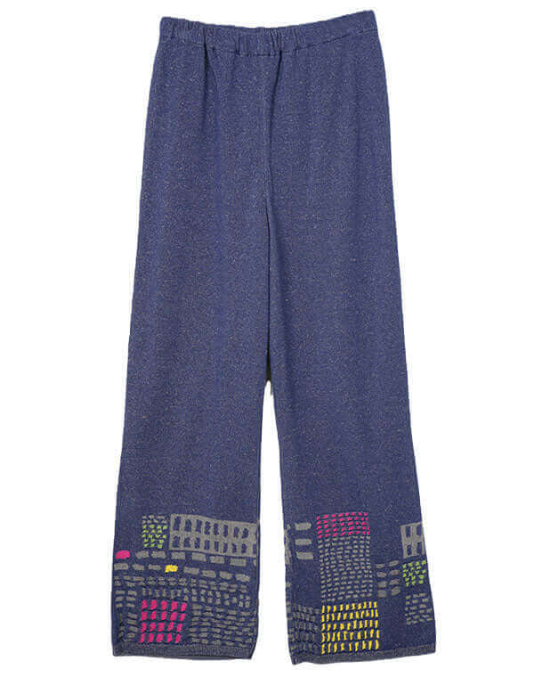 m&kyoko パンツ M.&KYOKO エムアンドキョウコ｜【SALE】ステッチインターシャニット