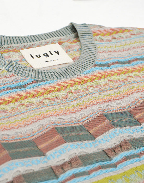 
                  
                    Load image into Gallery viewer, Striped Pattern S/S T-shirt / BEH25001UA
                  
                