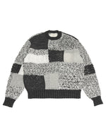 Patchwork Crewneck Sweater / BEH25003UA