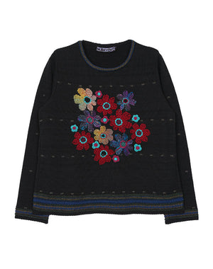 MACHATT フォルムプルオーバー 花柄刺繍 マチャット machatt フォルム