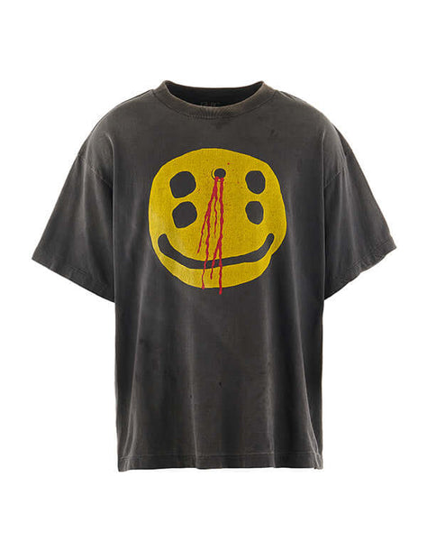 SAINT Mxxxxxx セントマイケル｜CP_SS TEE/SMILE/ BLACK/Cynthia Lu