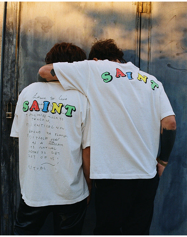 SAINT Mxxxxxx セントマイケル｜JR_SS T-SHIRT/MASK/WHITE SM-MK8-0000