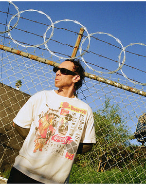 SAINT Mxxxxxx セントマイケル｜JR_SS T-SHIRT/DESTROY/WHITE SM-MK8