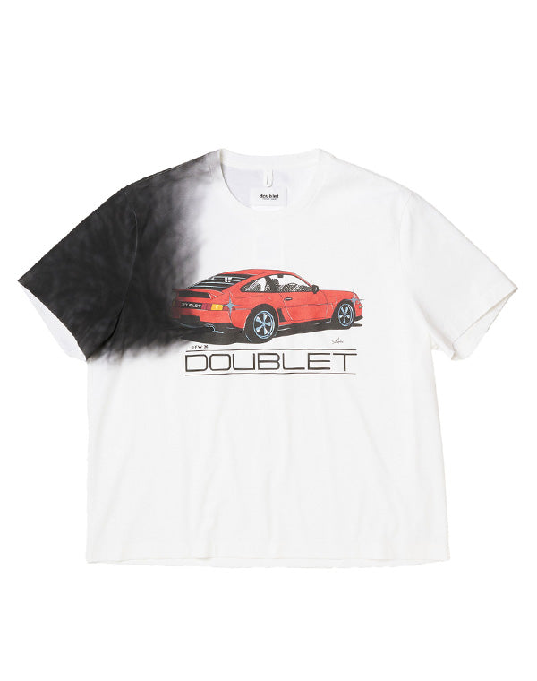doublet ダブレット｜EXHAUST STAINED T-SHIRT 26AW44CS460｜GEA