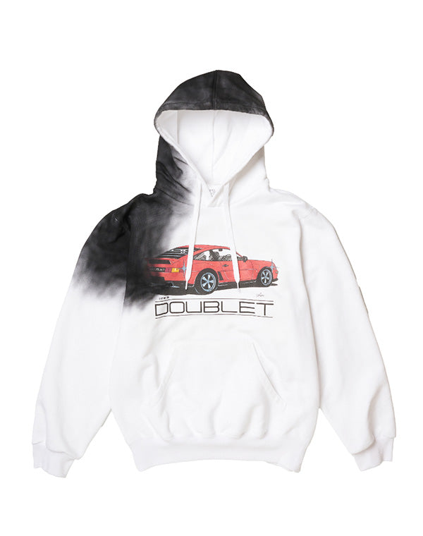 doublet / EXHAUST STAINED HOODIE / 26AW45CS461 – satoseni online