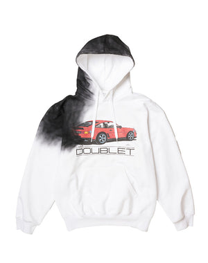 doublet / EXHAUST STAINED HOODIE / 26AW45CS461 – satoseni online