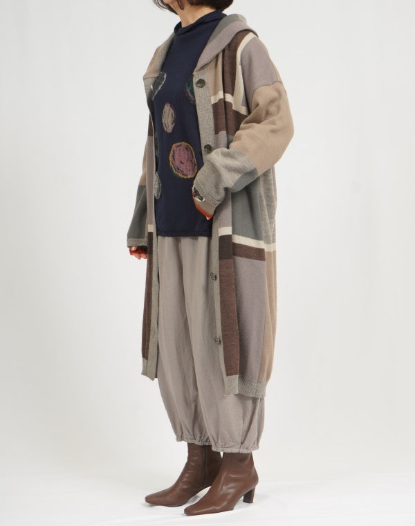 
                  
                    Load image into Gallery viewer, 圧縮ウールロングコート / BEF07634WA
                  
                