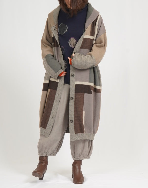 
                  
                    Load image into Gallery viewer, 圧縮ウールロングコート / BEF07634WA
                  
                