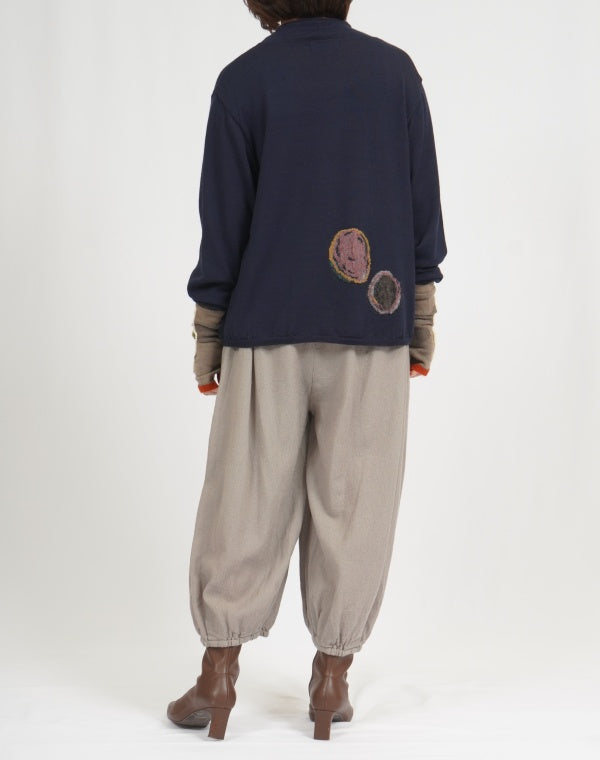 
                  
                    Load image into Gallery viewer, 小石柄プルオーバー / BEF07616WA
                  
                