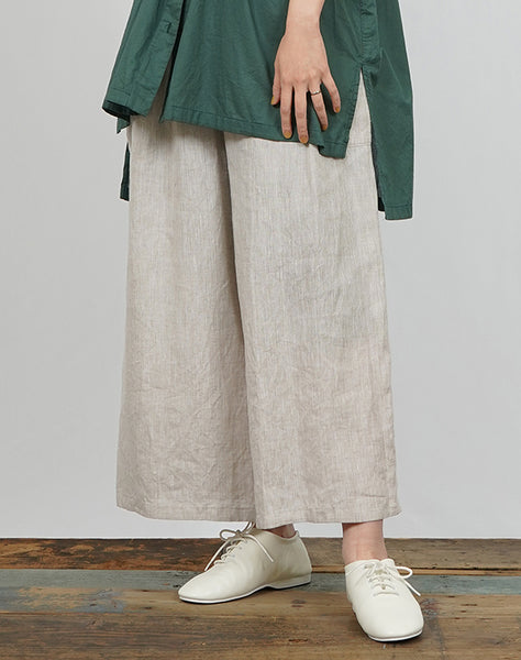 フレンチリネンフレアパンツ / BFN07246WA｜ M.&KYOKO(エムアンド