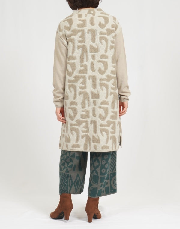 
                  
                    Load image into Gallery viewer, 幾何学タイル柄リバーシブルニットパンツ / BEF07643WA
                  
                