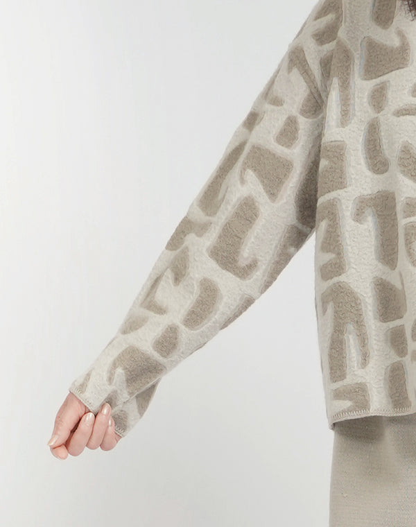 
                  
                    Load image into Gallery viewer, 透けウールジャージープルオーバー / BEF07665WA
                  
                