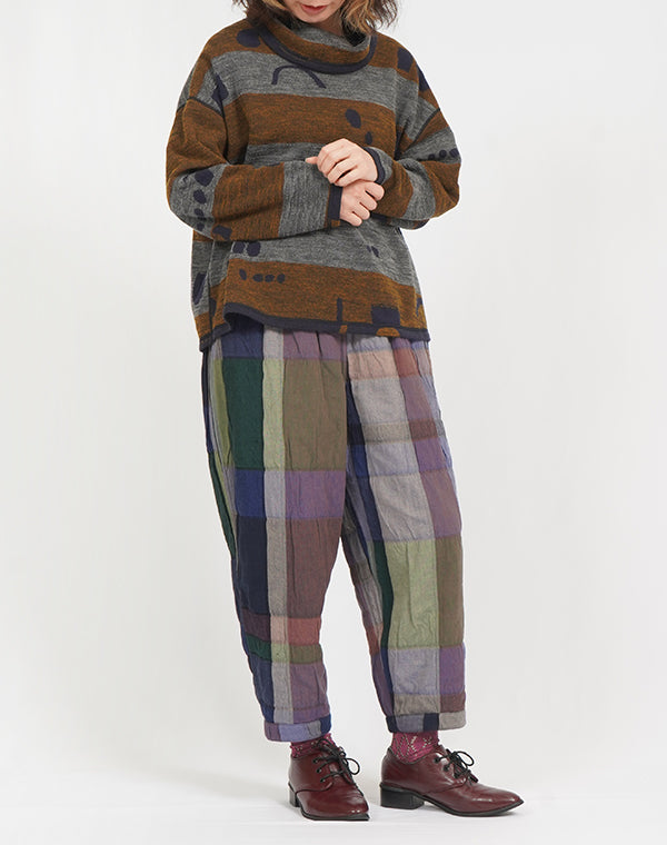 
                  
                    Load image into Gallery viewer, ポケットドット柄ジャージーリバーシブルプルオーバー / BEF07662WA
                  
                