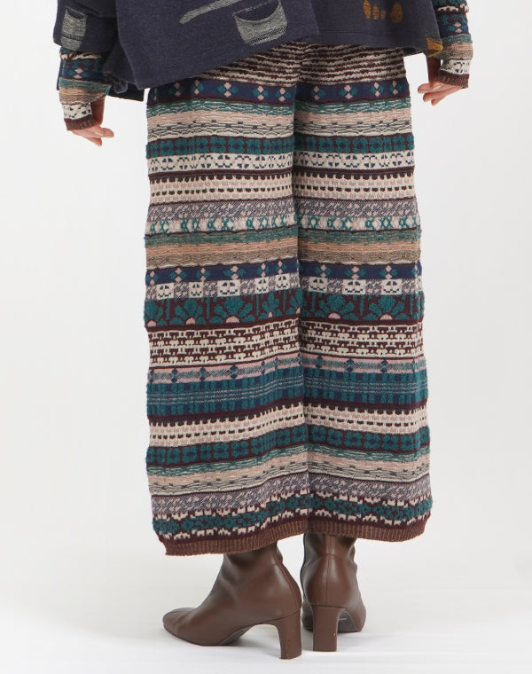 
                  
                    Load image into Gallery viewer, MIX ジャカードニットパンツ / BEF07606WA
                  
                