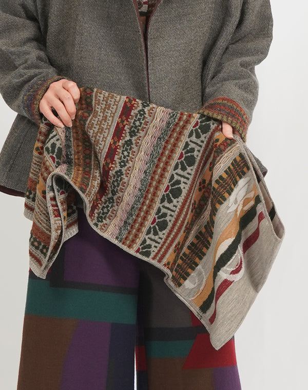 
                  
                    Load image into Gallery viewer, MIX ジャカードマフラー / BEF07608WA
                  
                