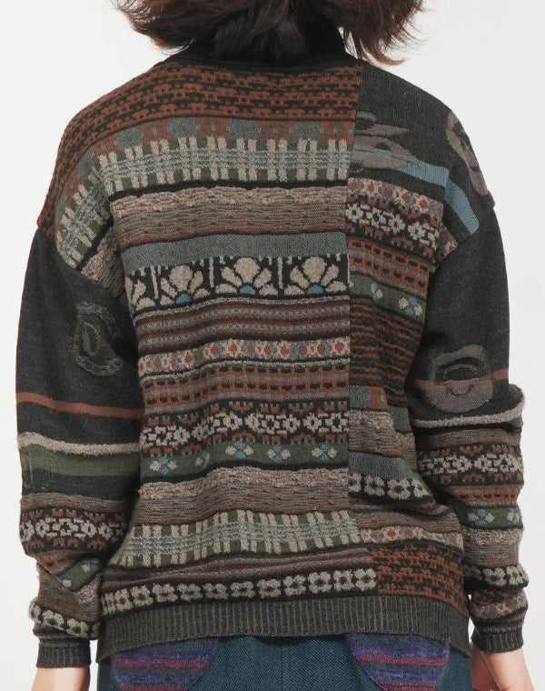 
                  
                    Load image into Gallery viewer, MIX ジャカードプルオーバー / BEF07602WA
                  
                