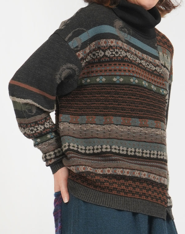 
                  
                    Load image into Gallery viewer, MIX ジャカードプルオーバー / BEF07602WA
                  
                