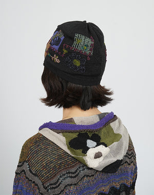 ボックスと花ニット帽 / BFN01211WA – satoseni online store /サトウ