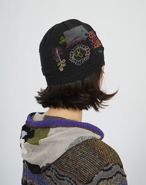 ボックスと花ニット帽 / BFN01211WA – satoseni online store /サトウ