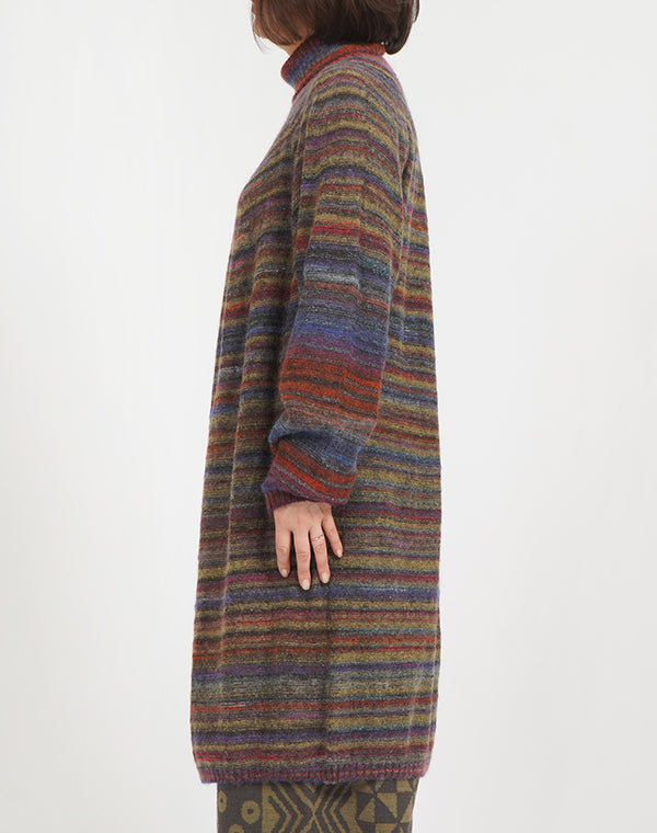 
                  
                    Load image into Gallery viewer, カラーグラデーションシームレスタートルネックチュニック / BEF07645WA
                  
                